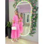 VESTIDO MIDI FELICIA POA ROSA