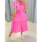 VESTIDO MIDI FELICIA POA ROSA
