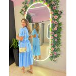 VESTIDO MIDI FELICIA POA AZUL