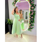 VESTIDO MIDI BELA VERDE MENTA