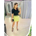 SHORT SAIA FENDA DUPLA VERDE