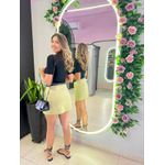 SHORT SAIA FENDA DUPLA VERDE