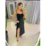 VESTIDO ZOE PRETO LISO
