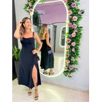 VESTIDO ZOE PRETO LISO
