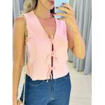 BLUSA LINHO TABATA ROSA