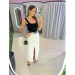 CROPPED ALÇA FURINHO PRETO