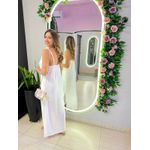 VESTIDO MIDI FLOR FRONTAL BRANCO