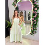 VESTIDO LONGUETE NATY VERDE