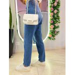 CALÇA MOM BARRA JEANS