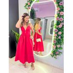VESTIDO MIDI KARLA VERMELHO