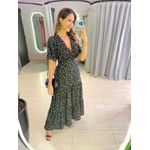 VESTIDO VALENTINA MANGA CURTA PRETO