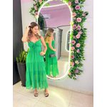 VESTIDO MIDI MIRELA VERDE BANDEIRA