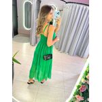 VESTIDO MIDI MIRELA VERDE BANDEIRA
