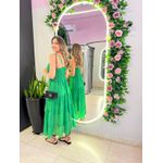 VESTIDO MIDI MIRELA VERDE BANDEIRA