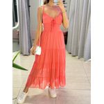 VESTIDO MIDI MIRELA CORAL