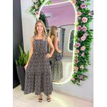 VESTIDO MIDI KATIA PRETO FLORIDO