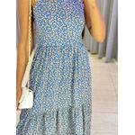 VESTIDO MIDI KATIA AZUL FLORIDO