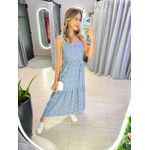 VESTIDO MIDI KATIA AZUL FLORIDO