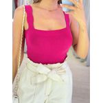 CROPPED FAIXA ALÇA TRICOT MODAL PINK