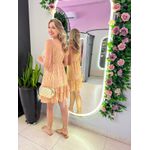 VESTIDO CURTO LIZ AMARELO