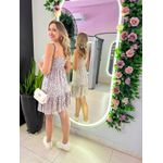 VESTIDO CURTO LIZ OFF/ AZUL