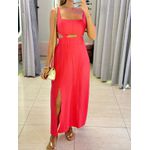 VESTIDO MIDI PAOLA CORAL