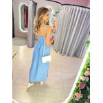 VESTIDO MIDI PAOLA AZUL CLARO