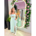 VESTIDO MIDI PAOLA VERDE CLARO
