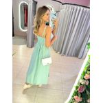 VESTIDO MIDI PAOLA VERDE CLARO