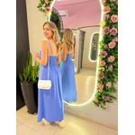 VESTIDO MIDI PATRICIA AZUL ESCURO