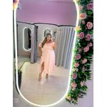 VESTIDO PLUS SIZE VIOLETA MIDI ROSE