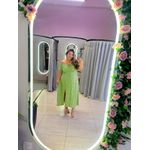 VESTIDO PLUS SIZE VIOLETA MIDI VERDE