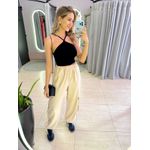 CALÇA CARGO ELASTICO NUDE