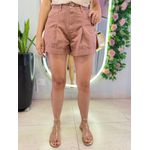 SHORT MARROM 2 BOTÕES MARROM