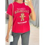 T-SHIRT COOKIES VERMELHO