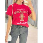 T-SHIRT COOKIES VERMELHO