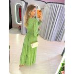 VESTIDO MANGA LONGA VALENTINA VERDE
