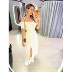 VESTIDO MIDI VIOLETA OFF/NUDE