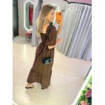 VESTIDO BIANCA MARROM
