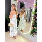 VESTIDO MIDI MILENE OFF/VERDE