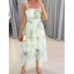 VESTIDO MIDI MILENE OFF/VERDE