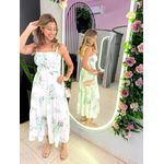 VESTIDO MIDI MILENE OFF/VERDE