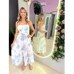 VESTIDO MIDI MILENE OFF/ AZUL