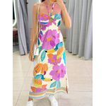 VESTIDO AURORA OFF/LAVANDA