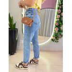 CALÇA MOM MESCLA JEANS