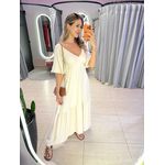 VESTIDO ALICIA AREIA