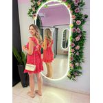 VESTIDO CURTO JAQUE VERMELHO