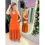 VESTIDO LONGO ANA HELENA TERRA COTA