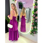 VESTIDO LONGO ANA HELENA ROXO