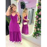 VESTIDO LONGO ANA HELENA ROXO